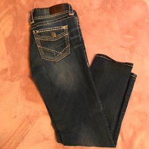 BKE denim cropped jeans